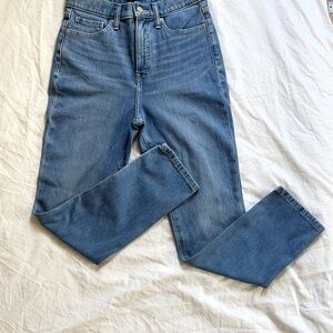 Banana Republic High Rise, Slim Fit Denim Blue Jeans